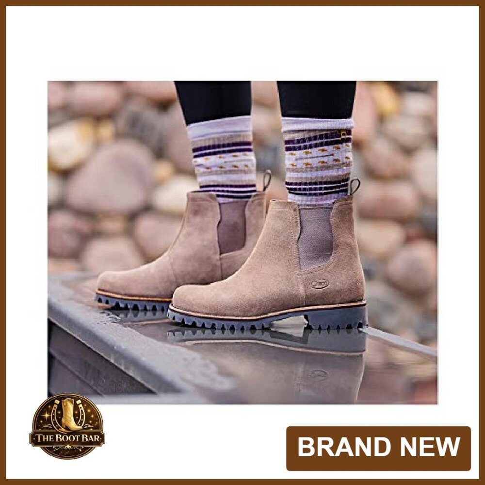 Waterproof Leather Chelsea Boots Women's Hiking Trekking Outdoor - Picture 3 of 8